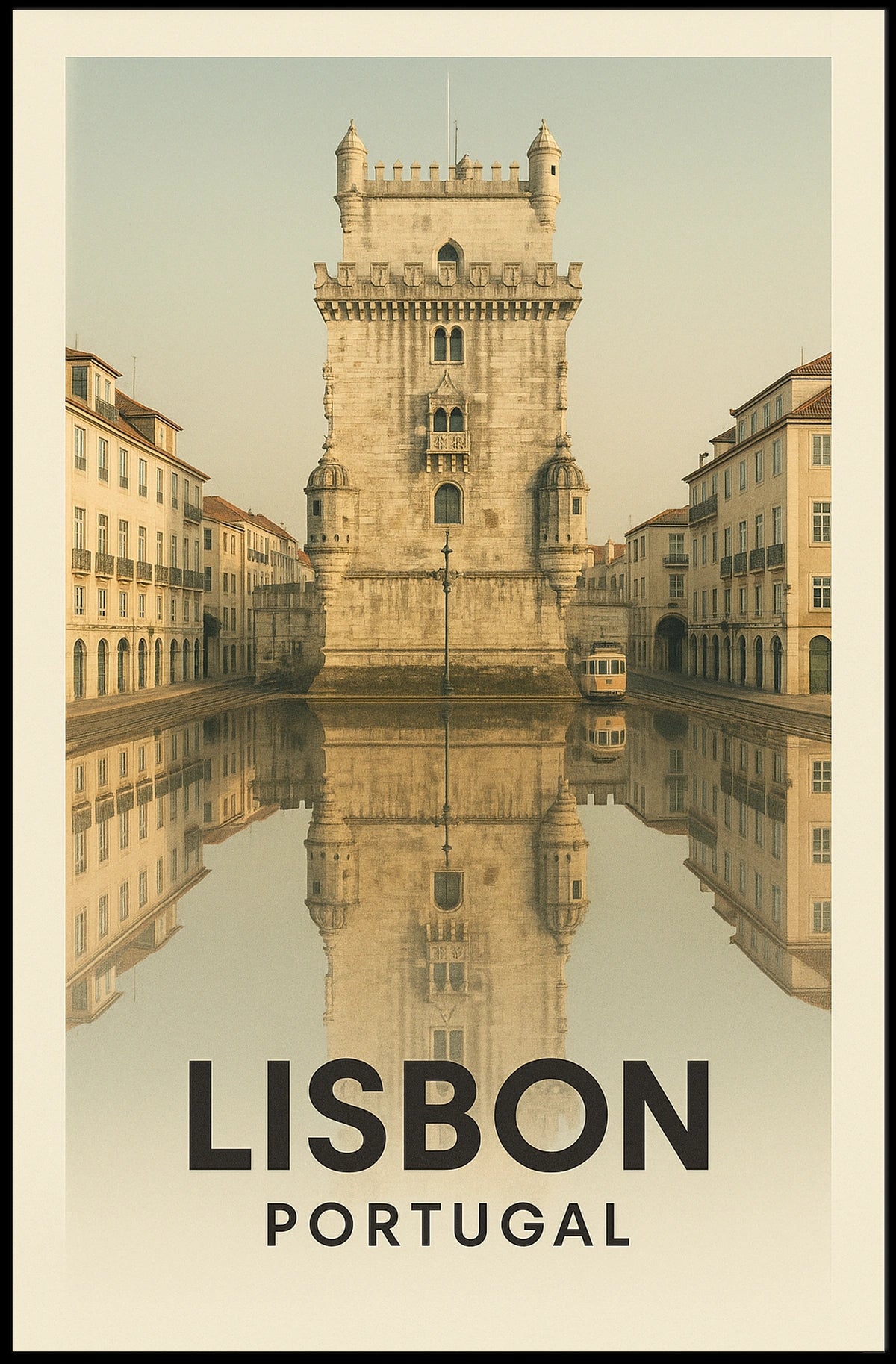 Lisbon Reflections Poster