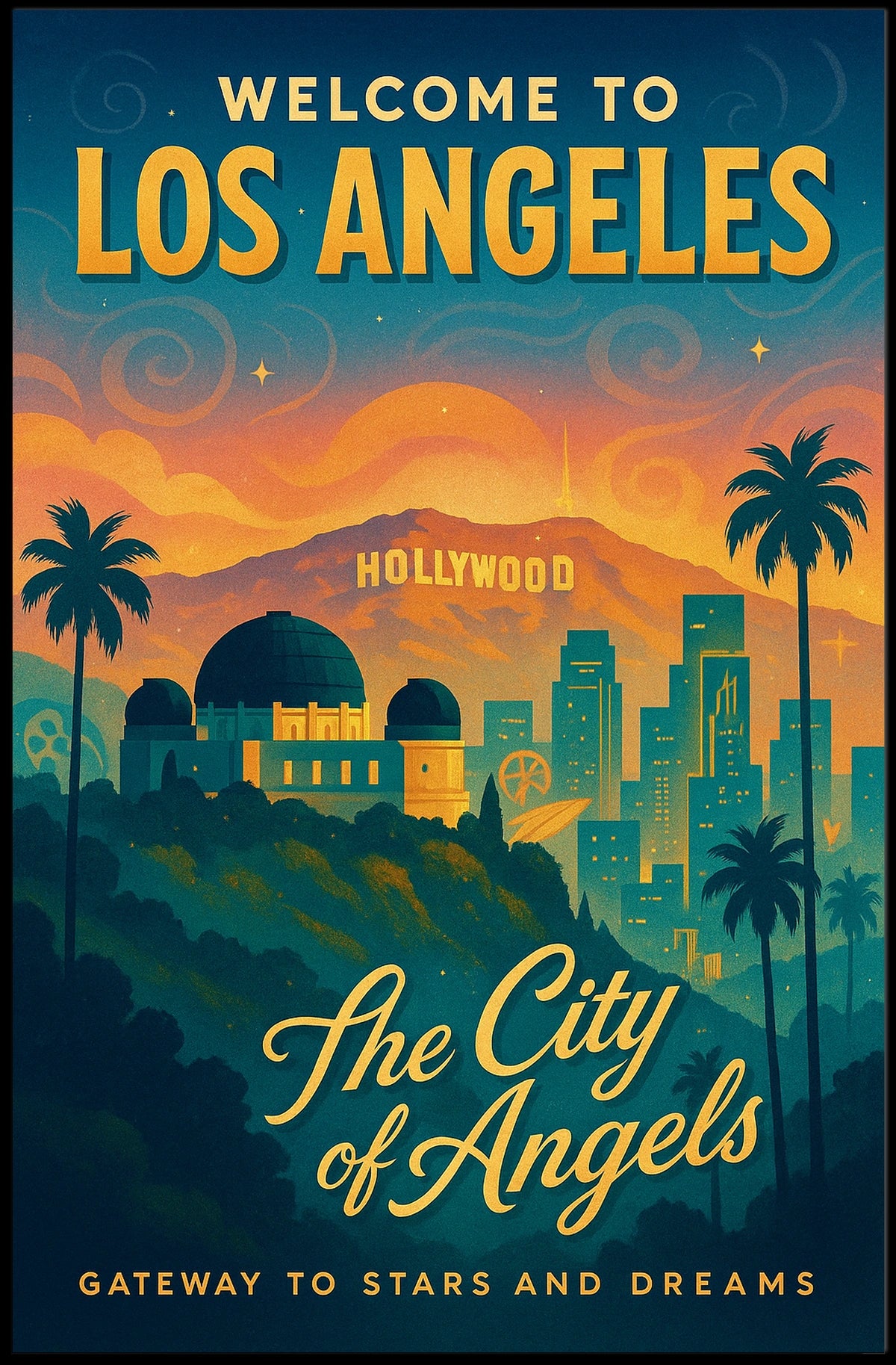 Welcome To Los Angeles Poster