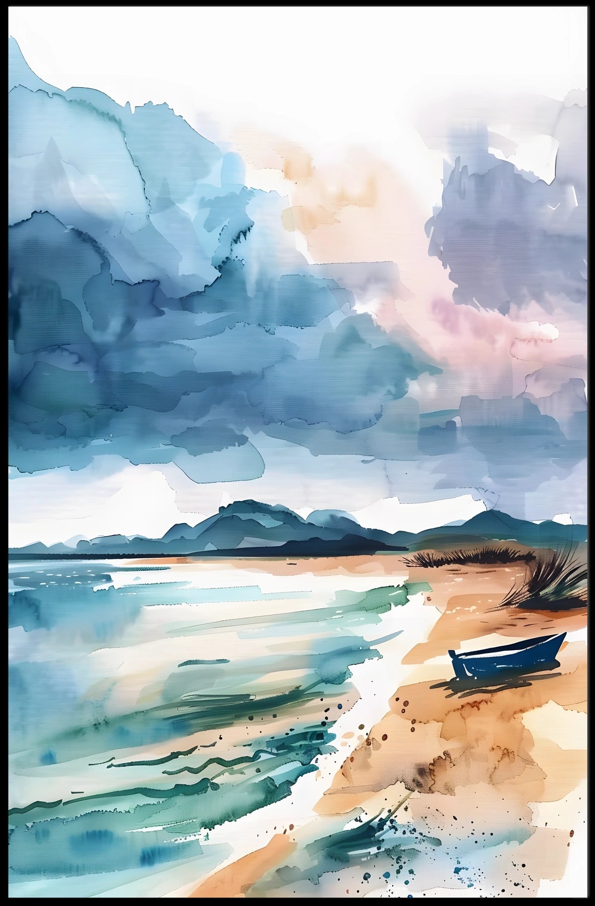 Tranquil Shoreline Poster