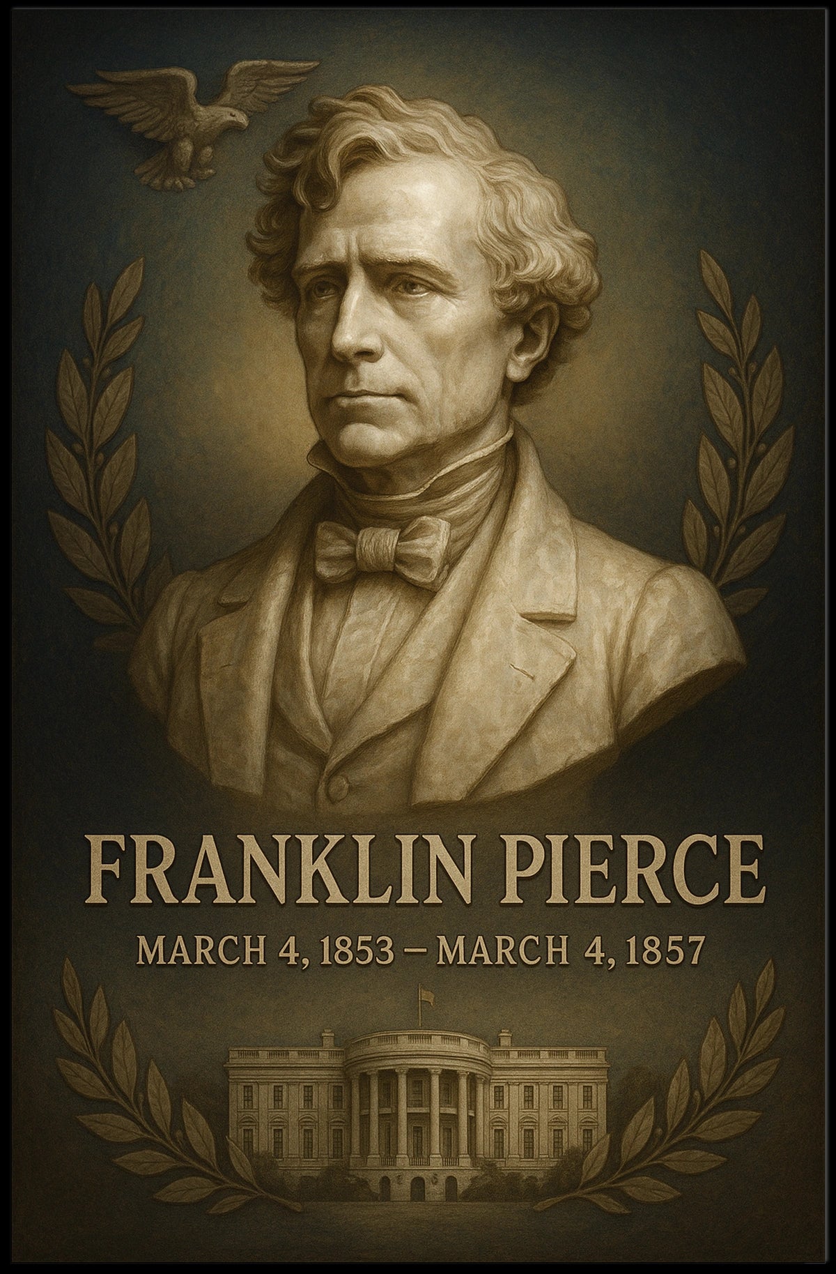 Franklin Pierce 14Th President Poster