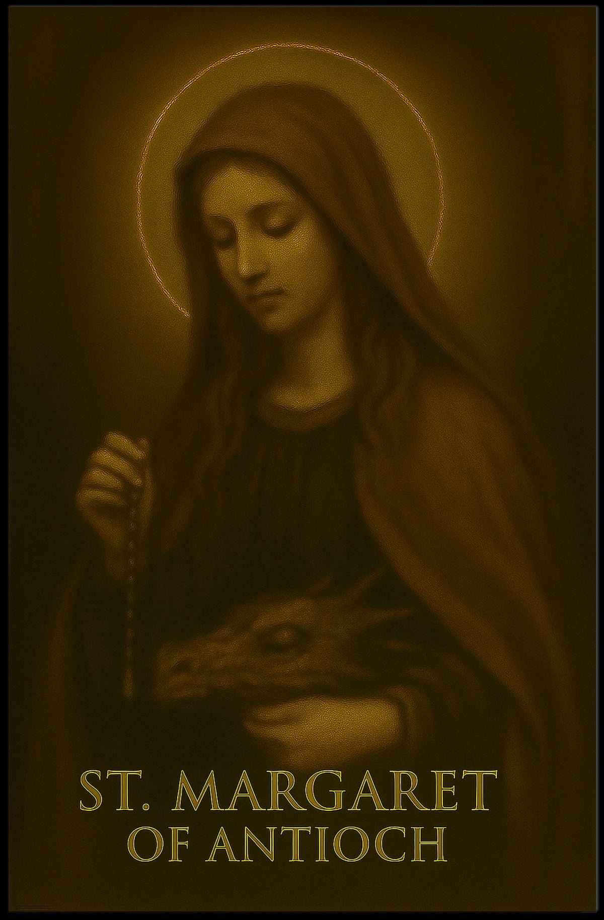 St. Margaret Of Antioch Poster