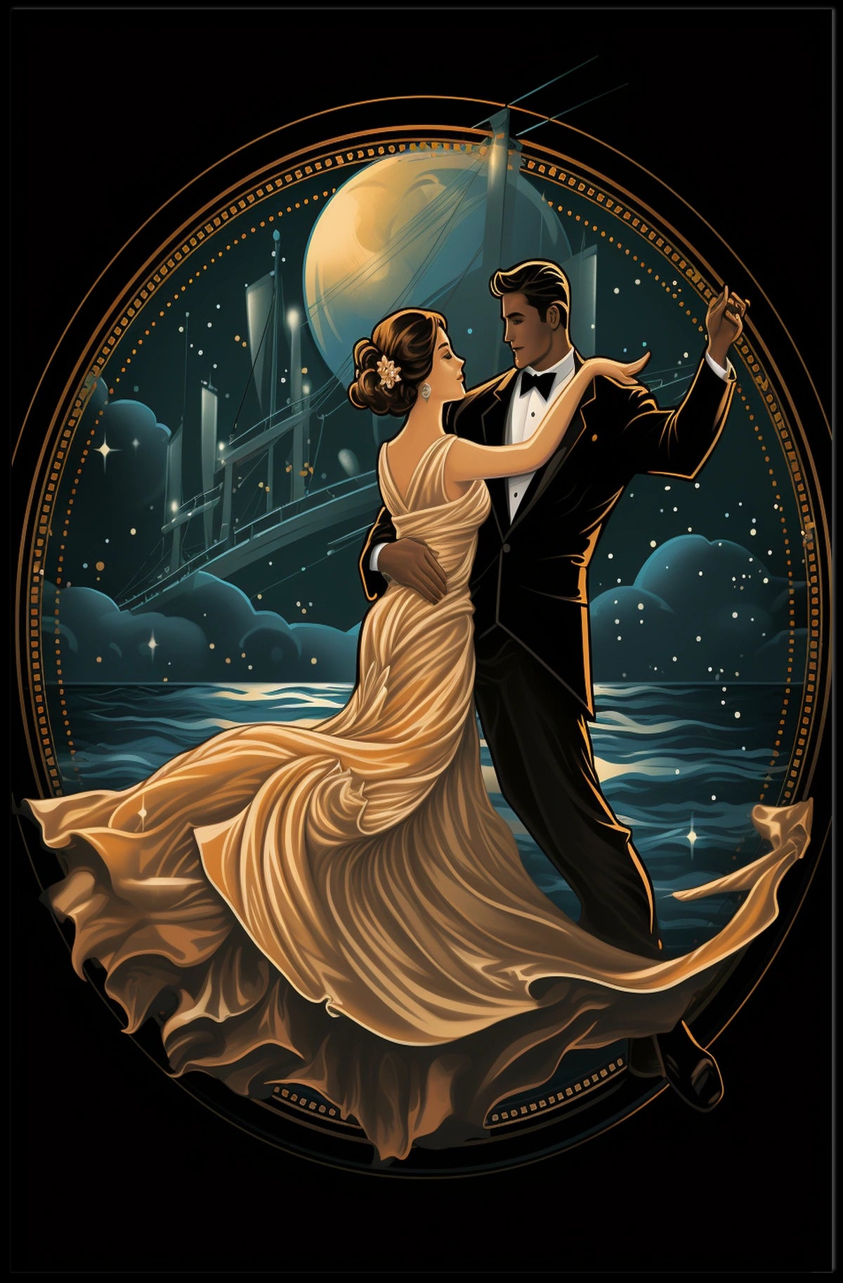 Moonlit Dance Poster