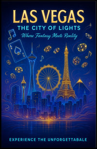 Las Vegas Neon Nightlife Urban Cityscape Poster