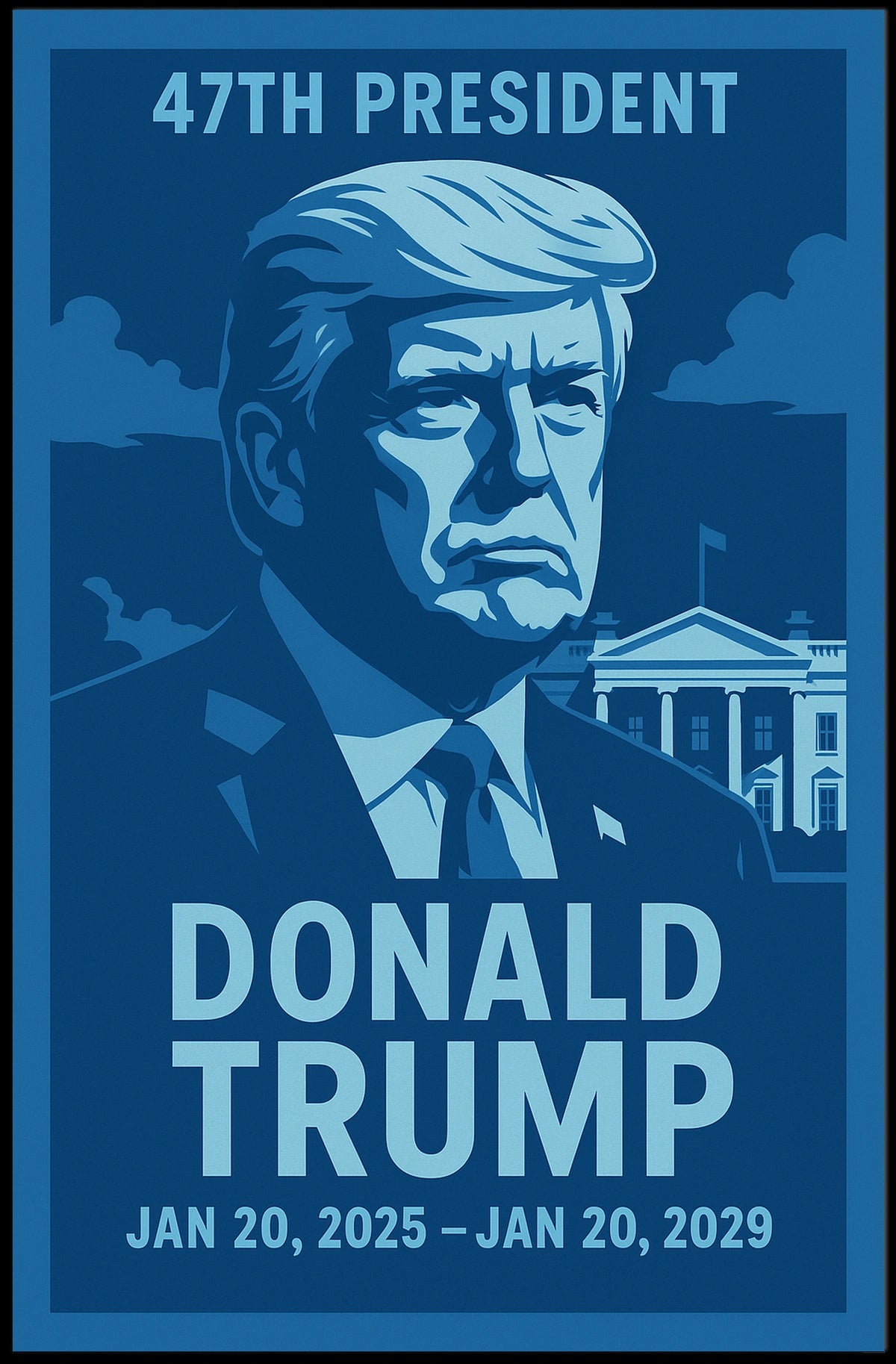 Donald Trump 47th President Poster