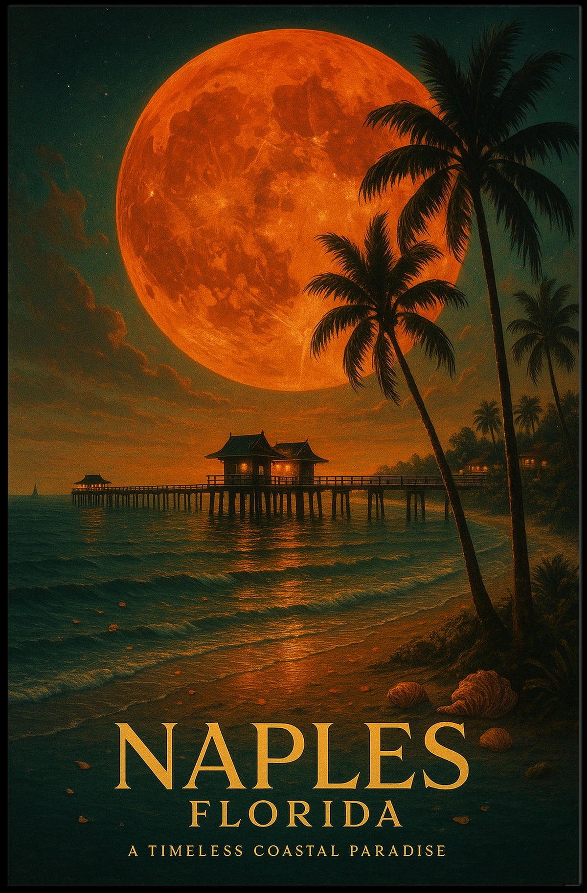 Naples, Florida A Coastal Paradise Poster