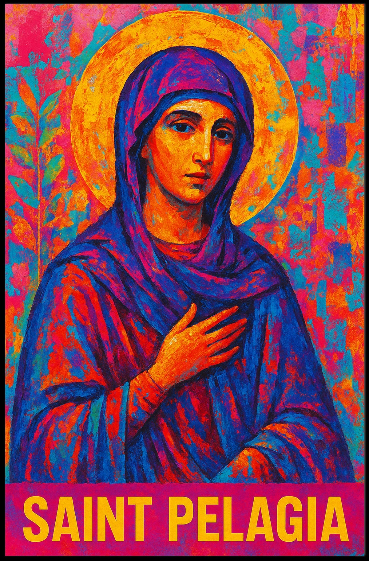 Saint Pelagia Poster