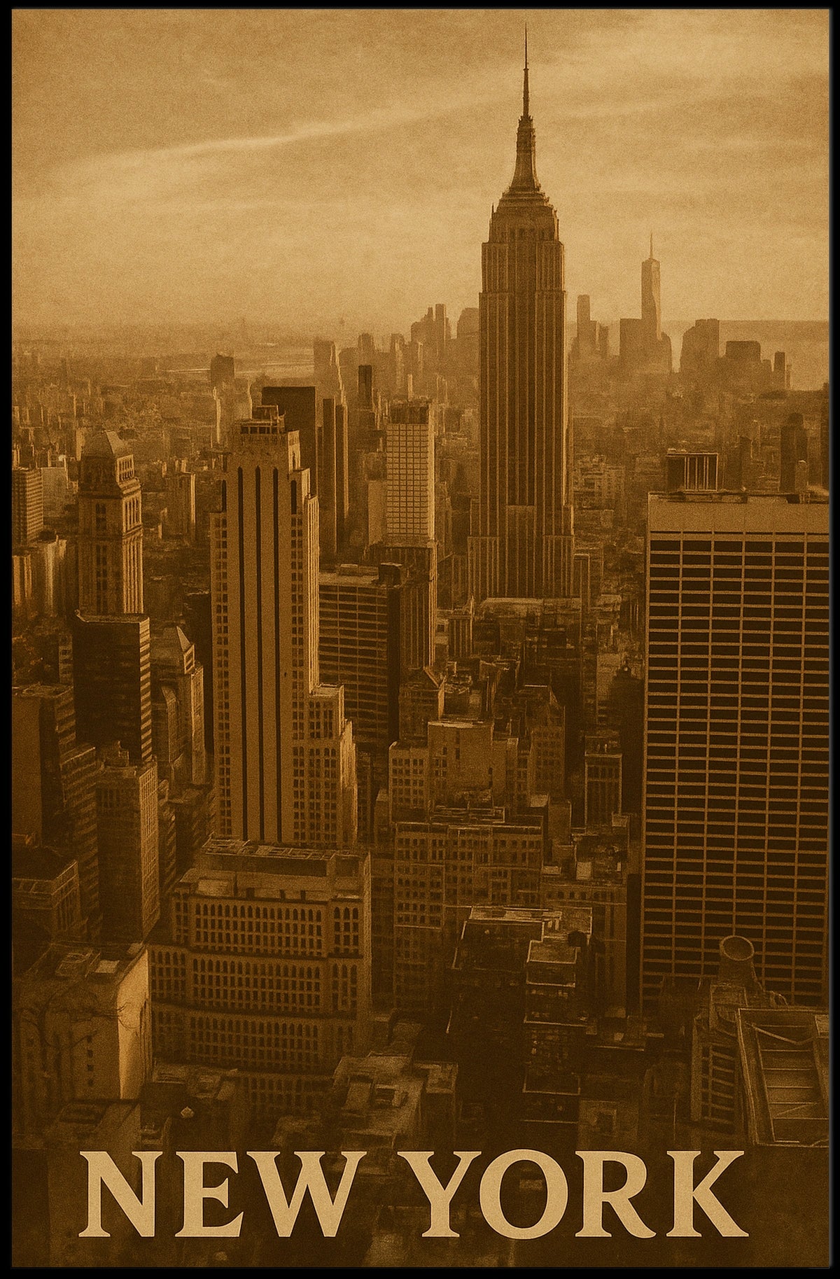 New York City Skyline Poster