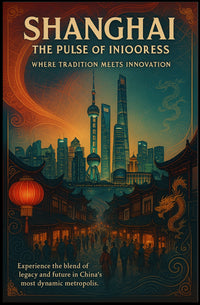 Shanghai The Pulse of Progress Poster
