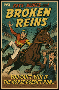 Bets, Bluffs, And Broken Reins Poster