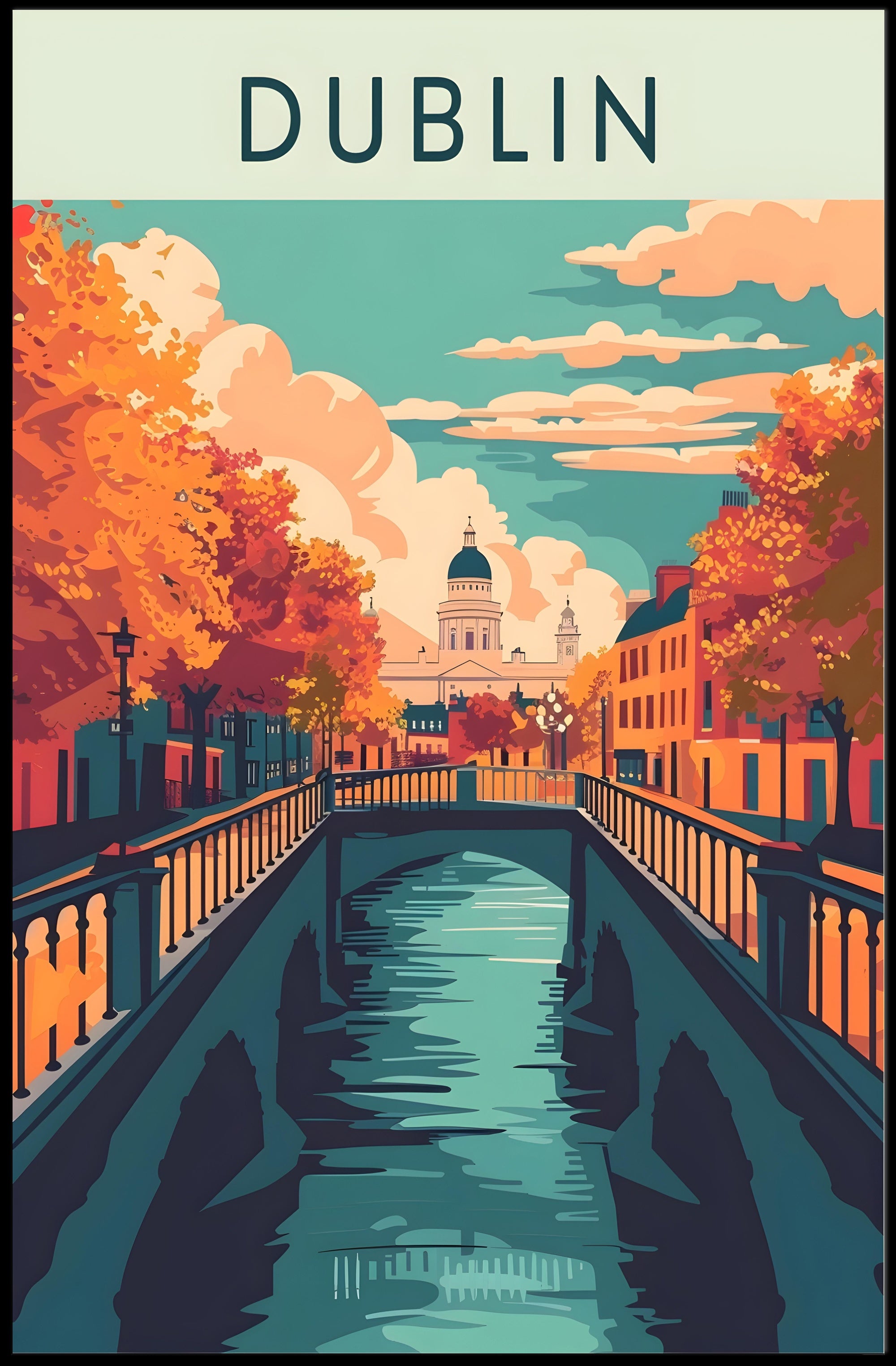 Autumn in Dublin Poster