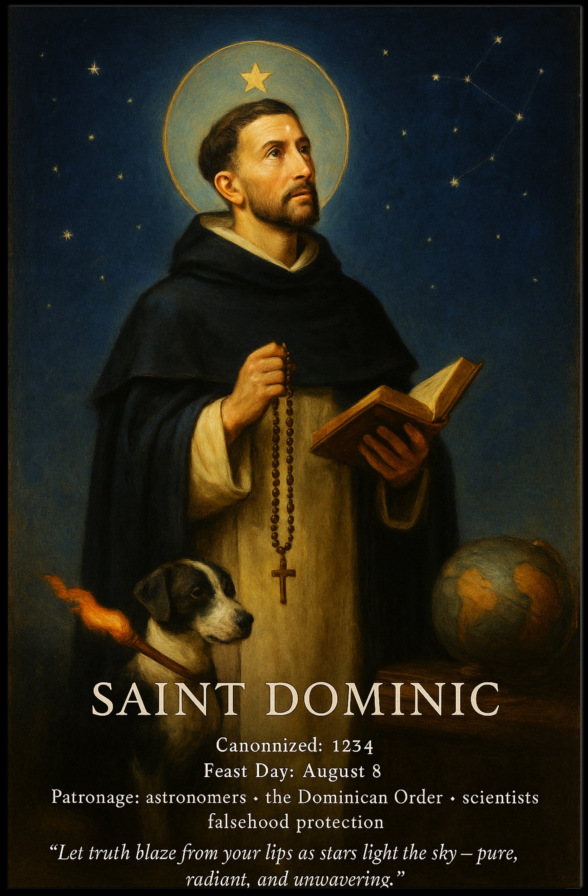 Saint Dominic Poster PosterGoat