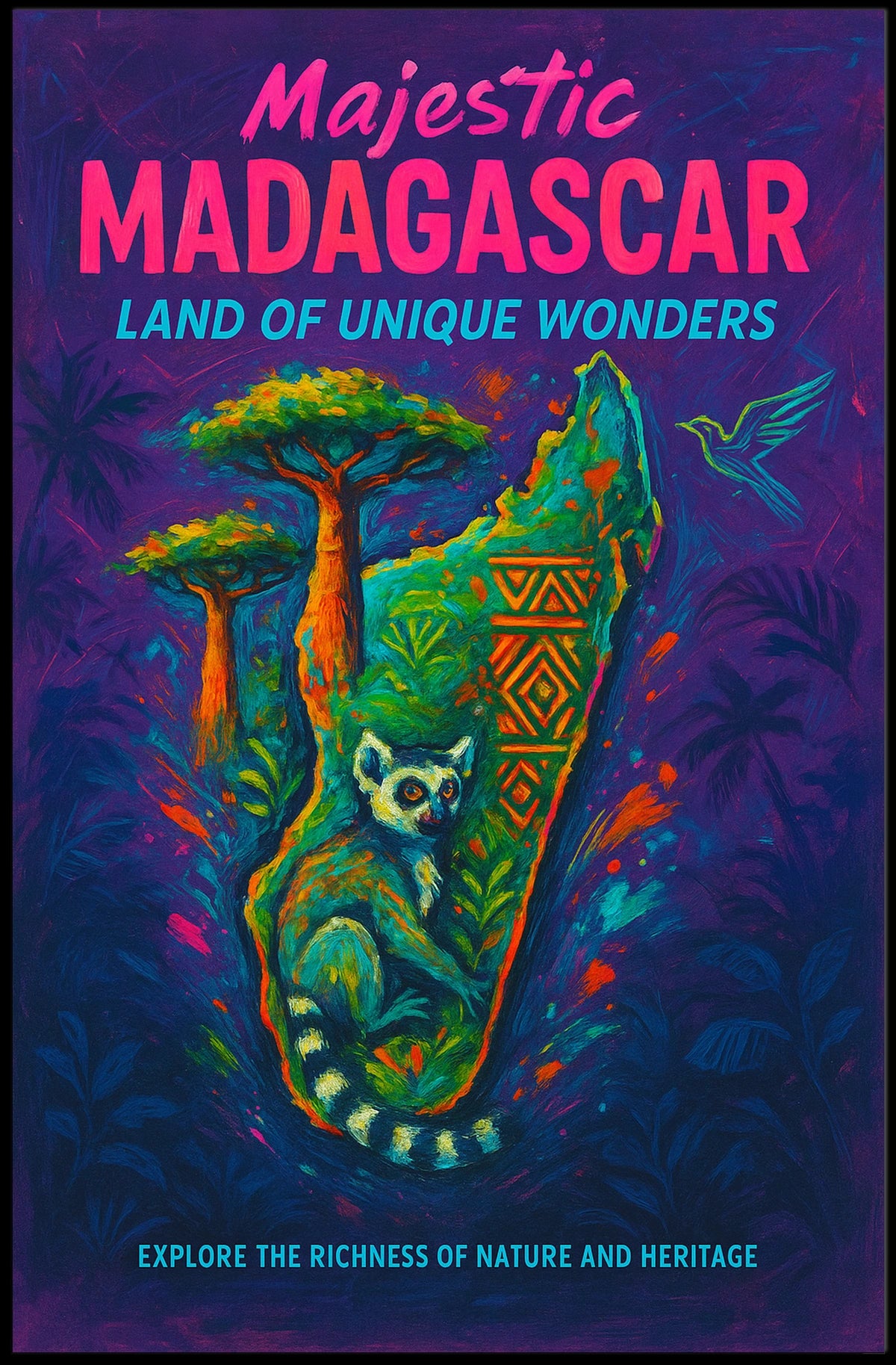 Majestic Madagascar Poster