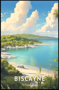 Biscayne Coastal Serenity National Park Poster