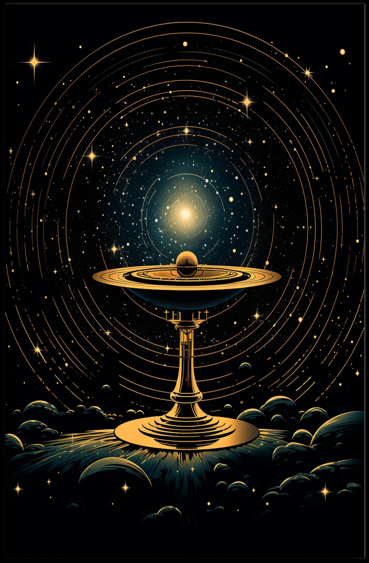 Celestial Chalice Poster