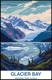 Glacier Bay Serenity National Park Poster