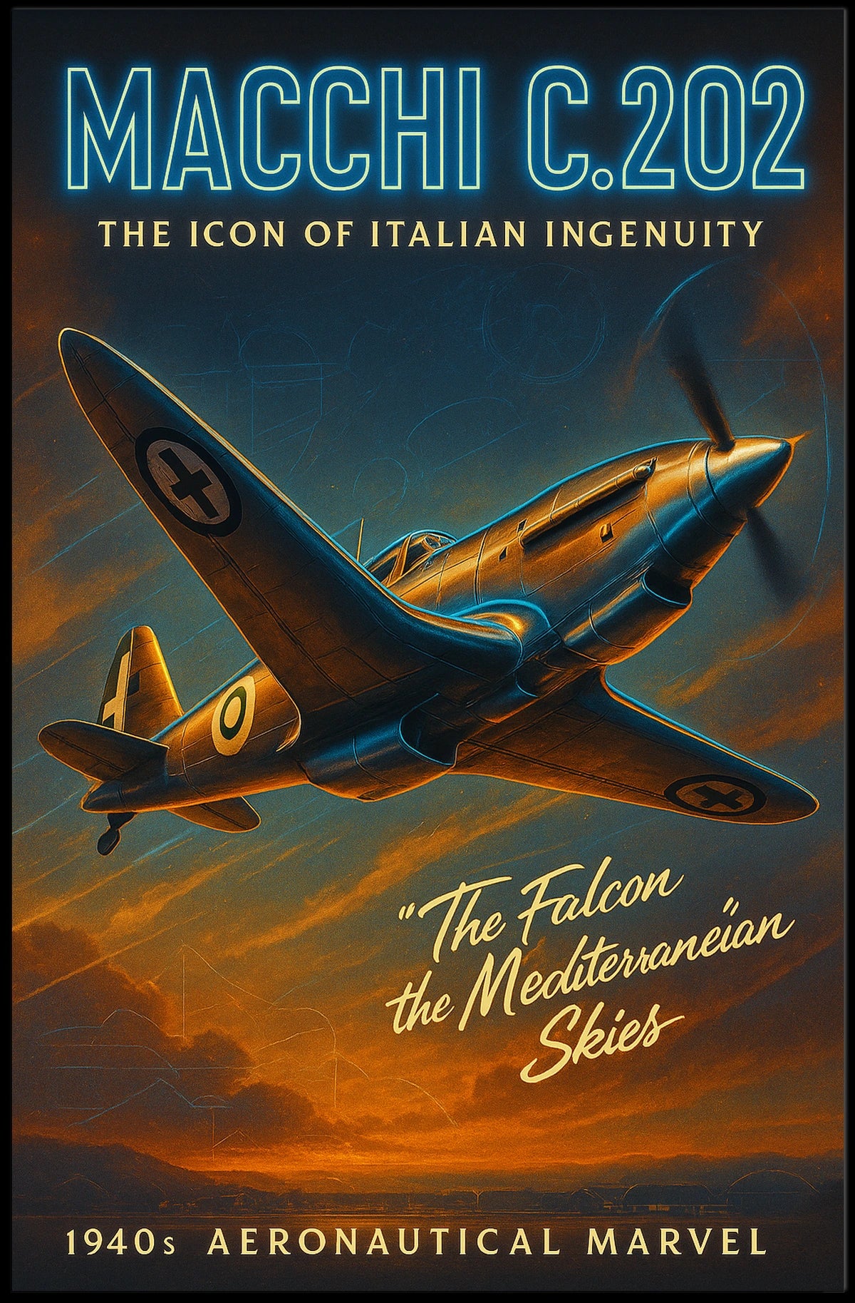 Macchi C.202 The Icon of Italian Ingenuity Poster