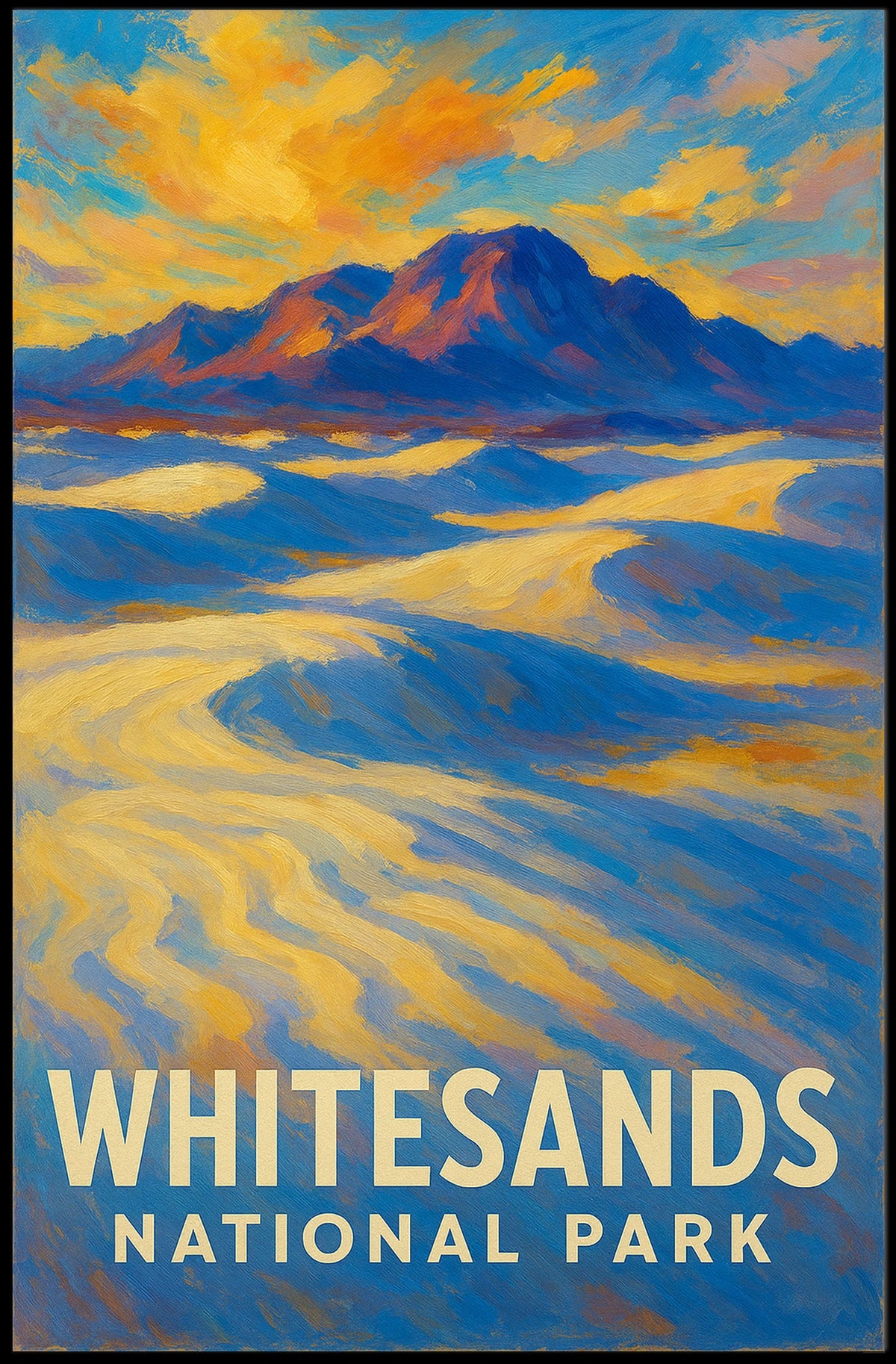 White Sands National Park Poster