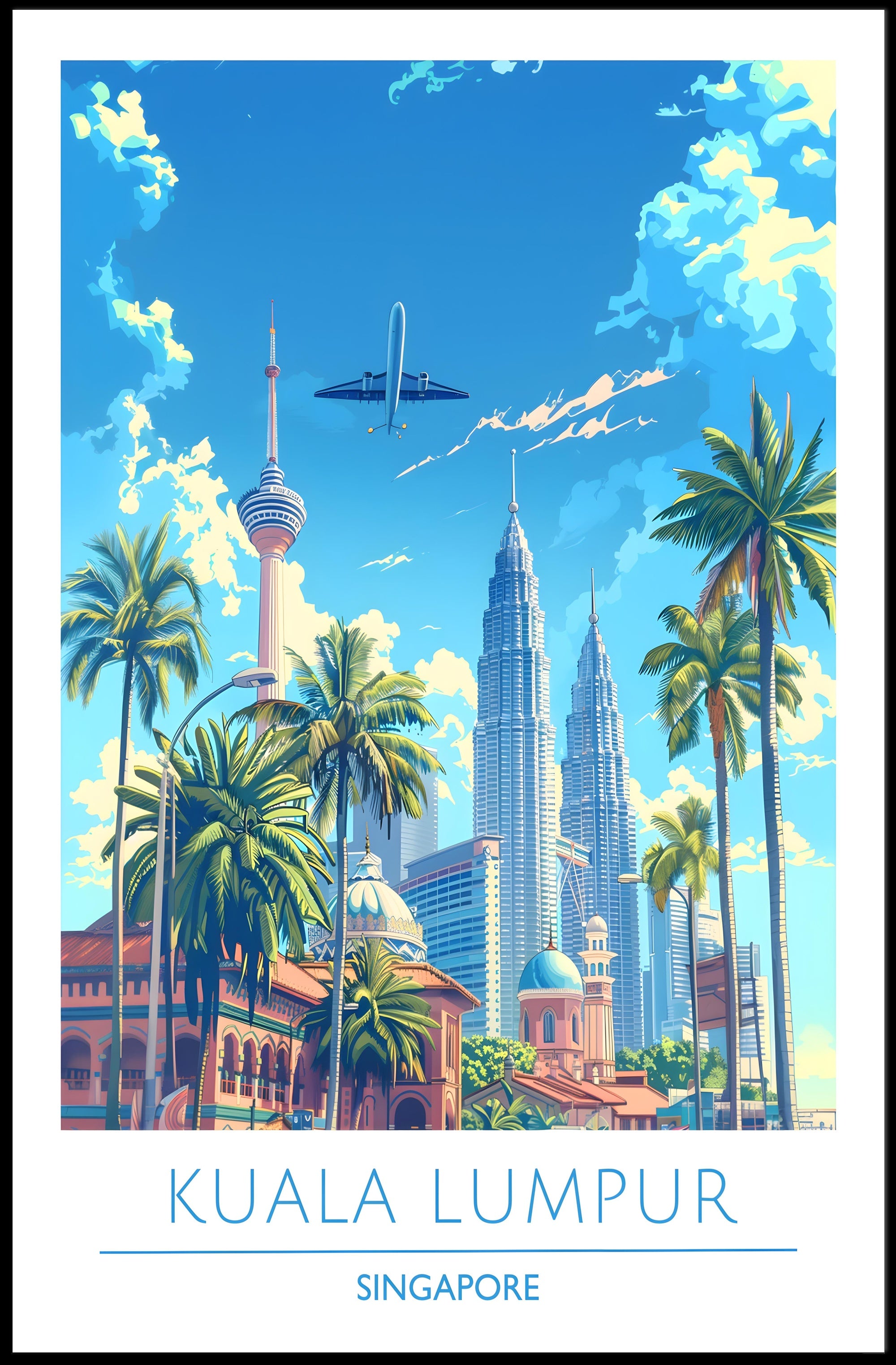Kuala Lumpur Skyline Poster