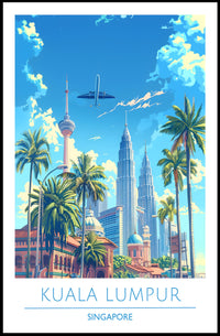 Kuala Lumpur Skyline Poster