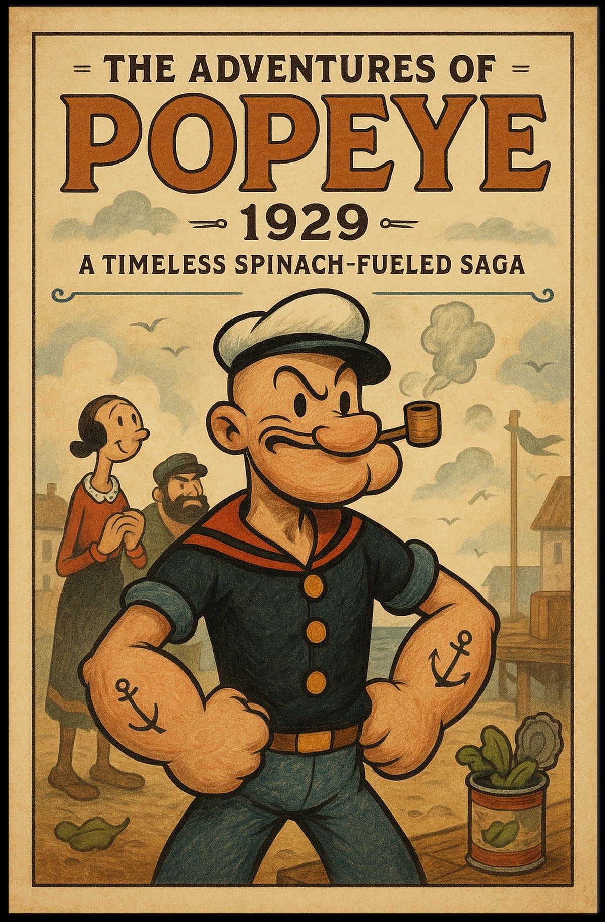 Popeye 1929 Art Poster POP-226