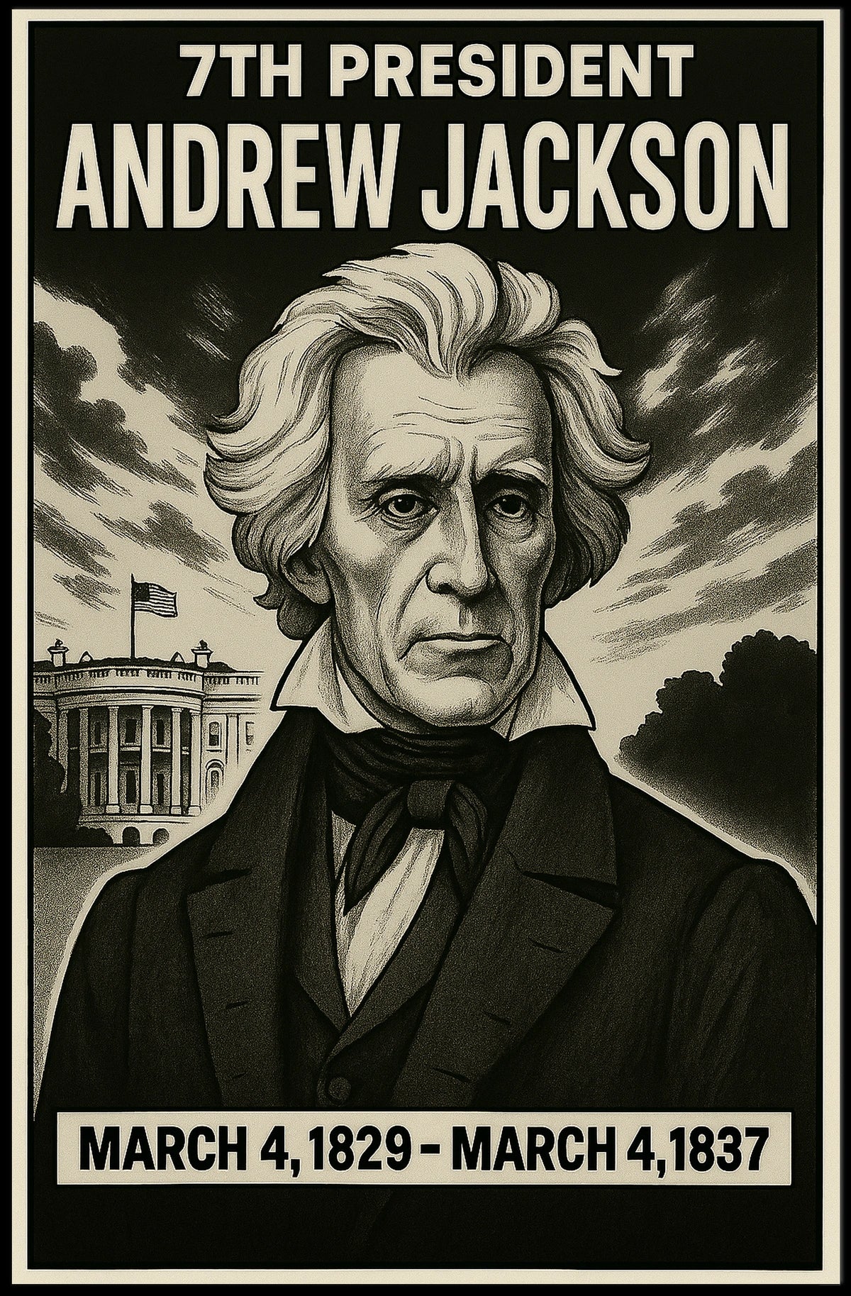 Andrew Jackson 7Th President Poster