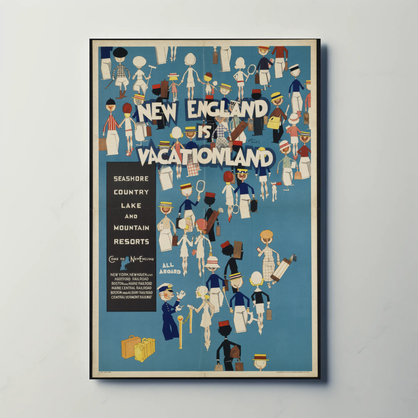 New England Vacation Poster