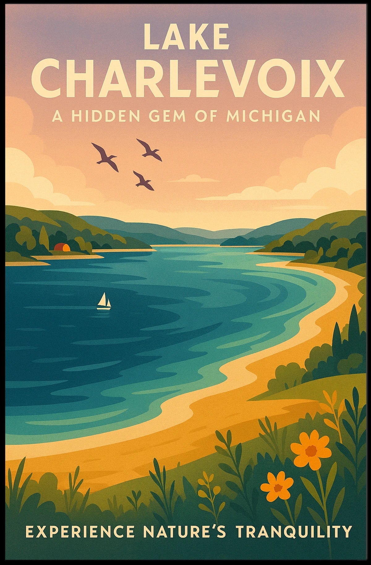 Lake Charlevoix A Hidden Gem Of Poster