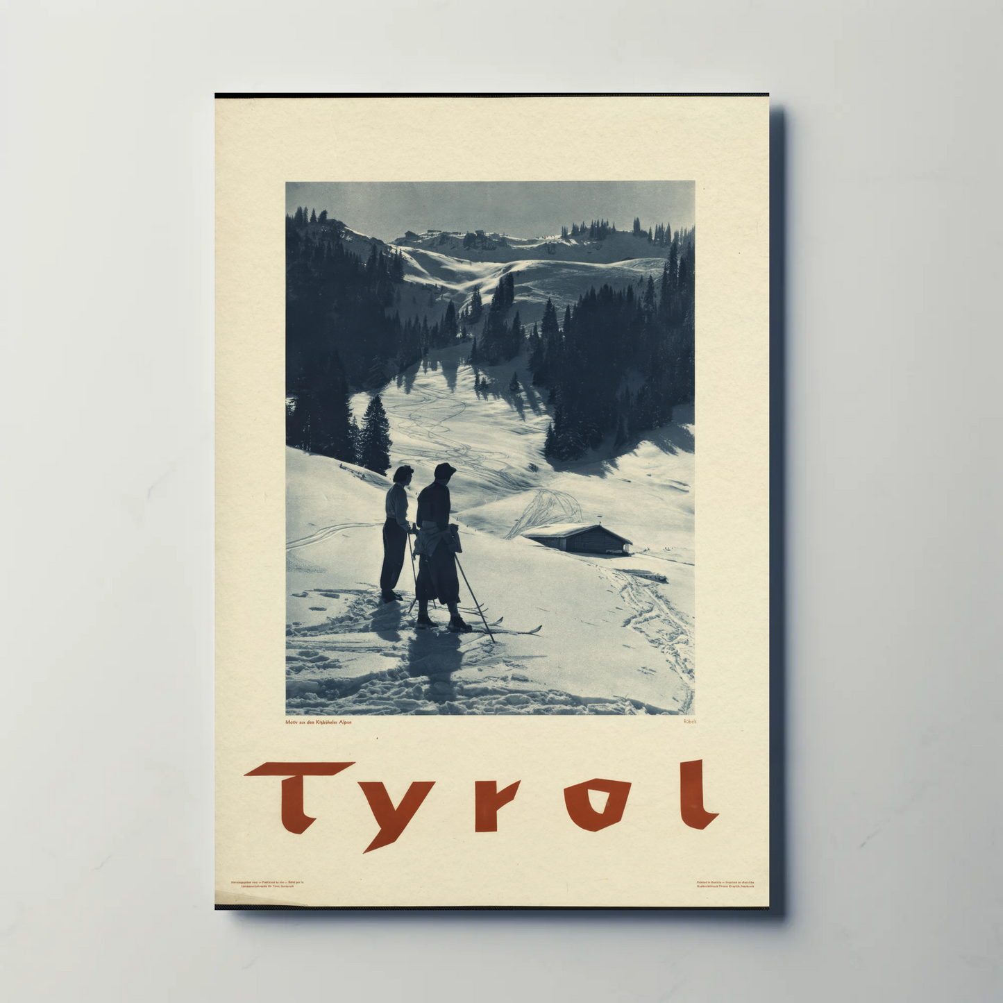 Tyrol Skiing Poster