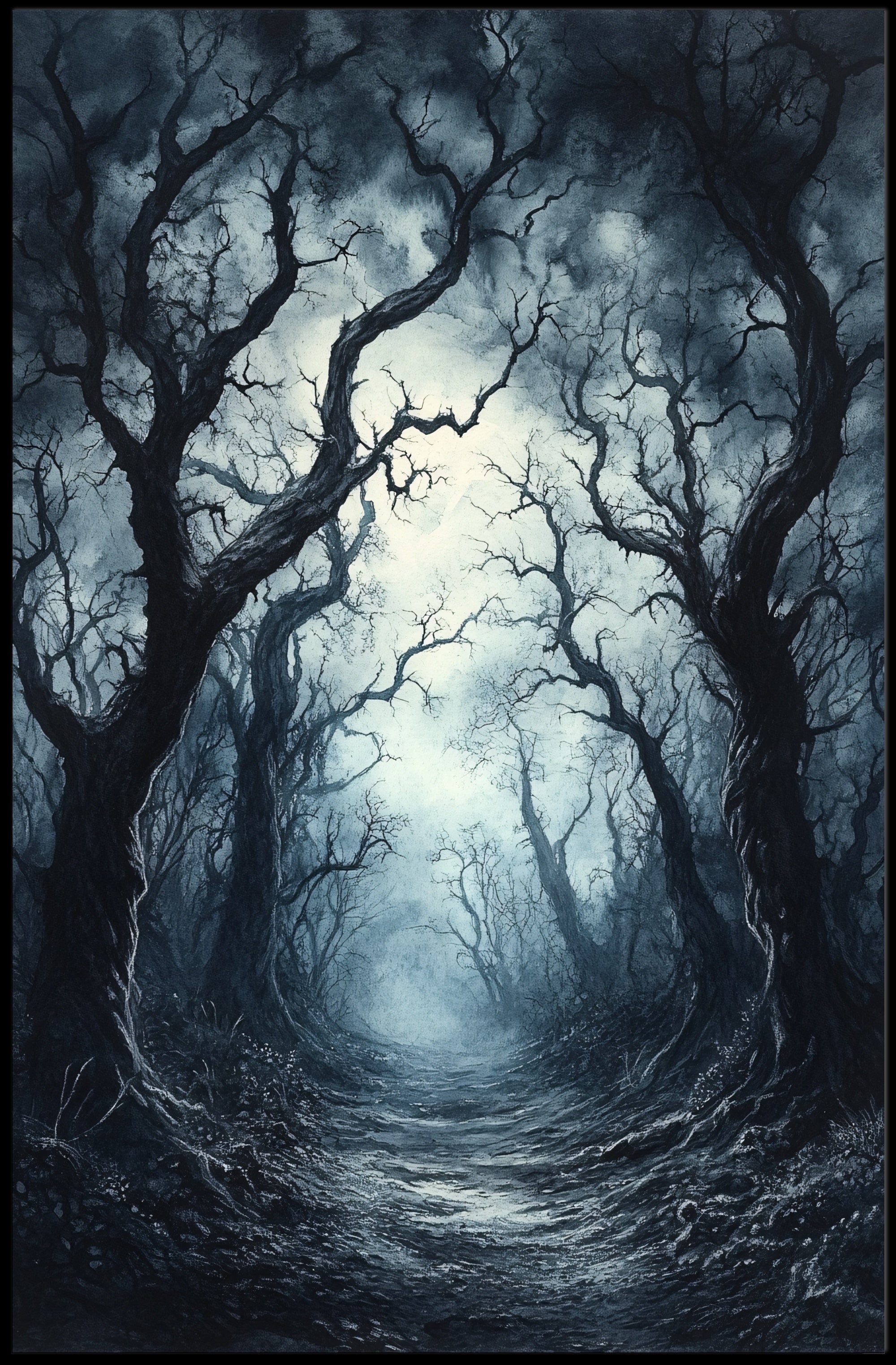 Enchanted Forest Pathway Poster