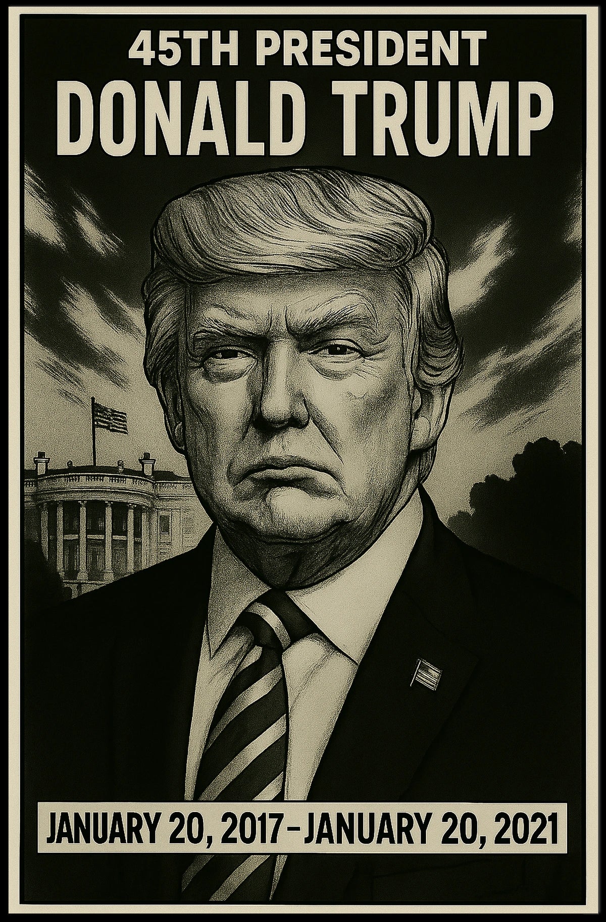 Donald Trump 45Th President Poster