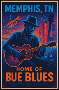 Memphis Blues Poster