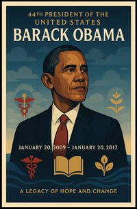 Obama 44th President Historical and Presidential Poster