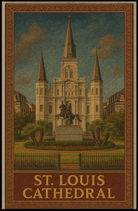 St. Louis Cathedral Poster