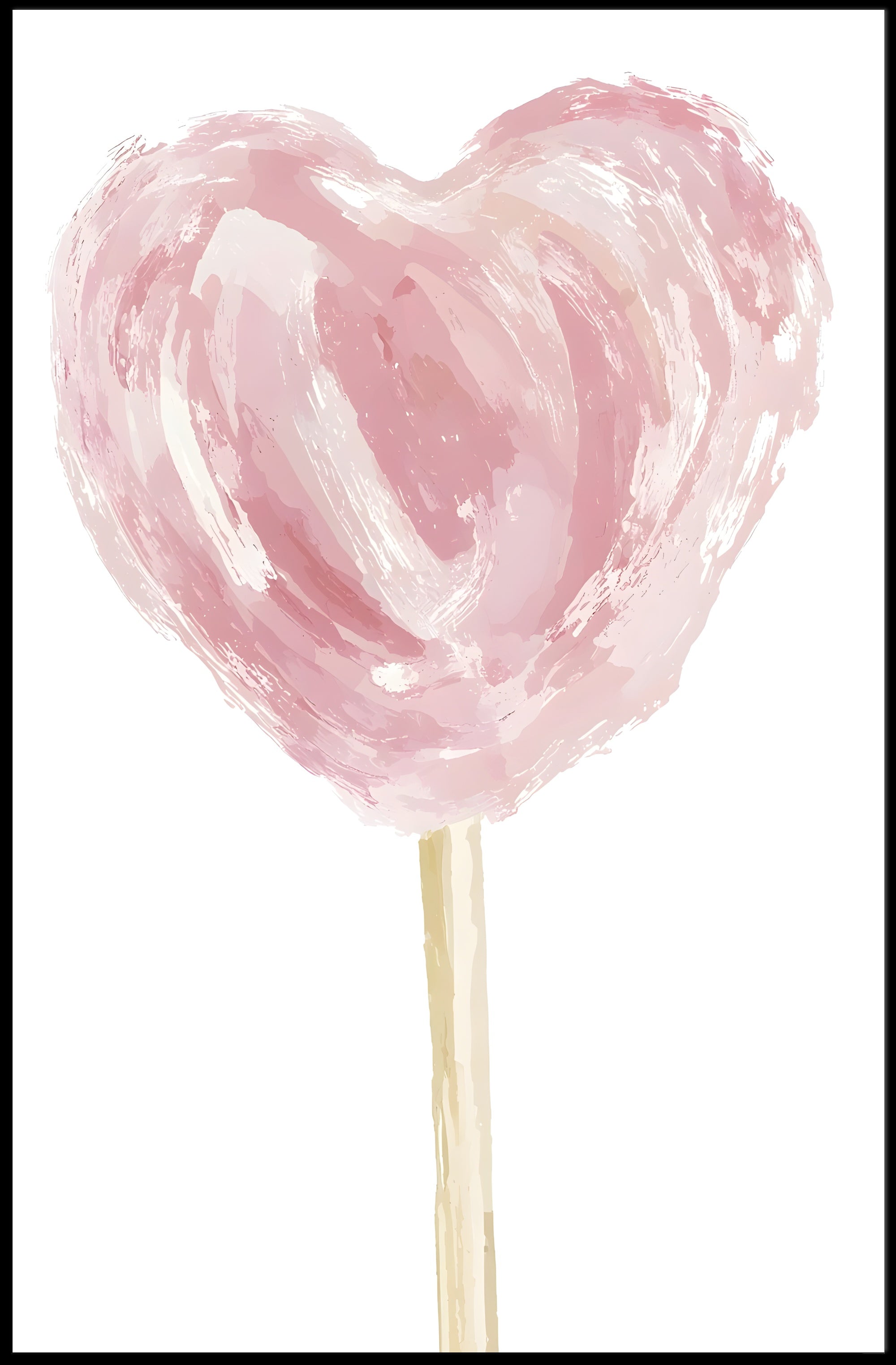 Heart of Sweetness Poster Romantic Wall Art Print