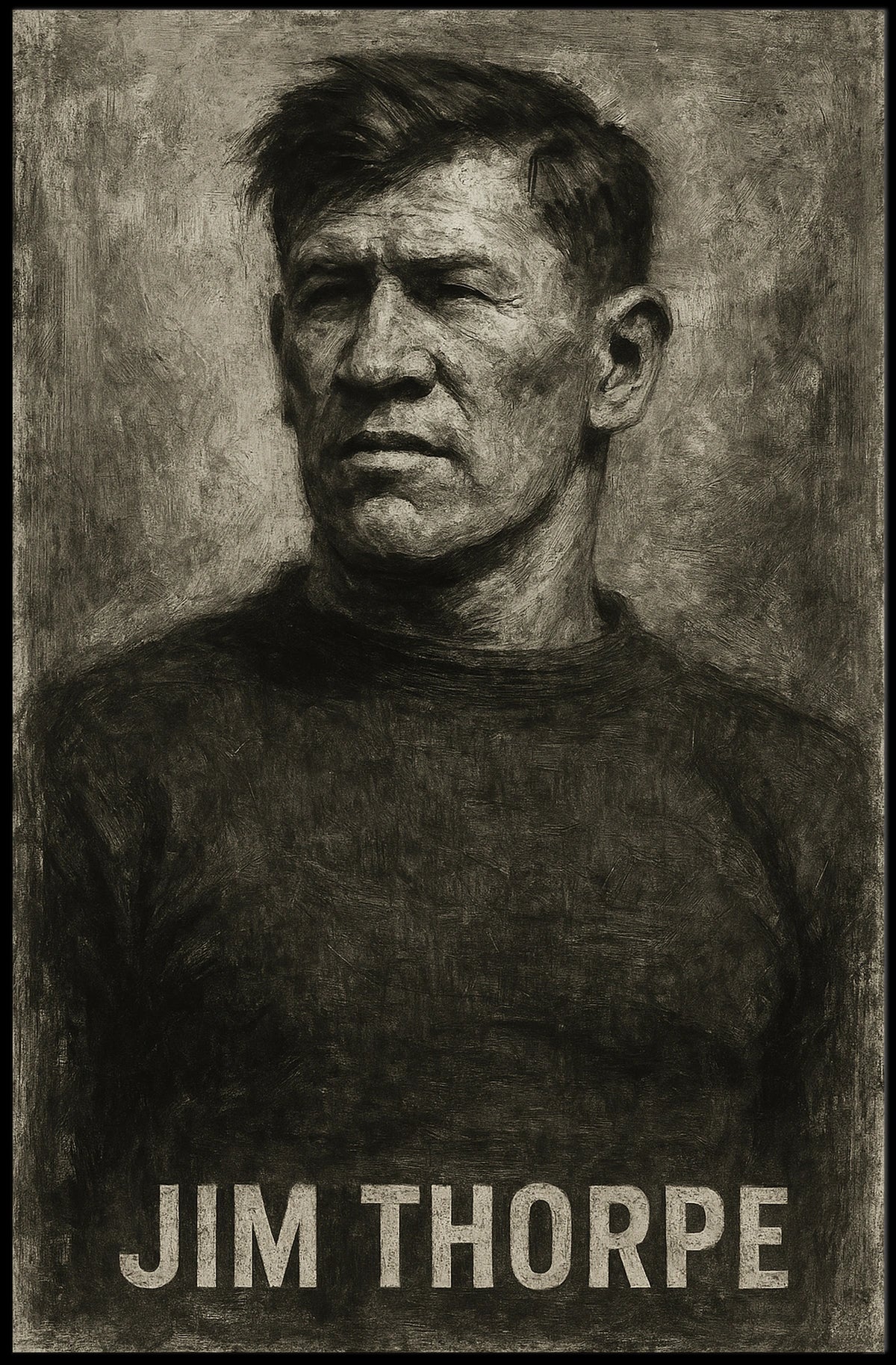 Jim Thorpe Portrait Poster