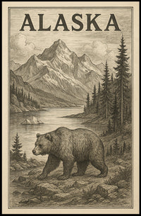 Alaska Wilderness Poster