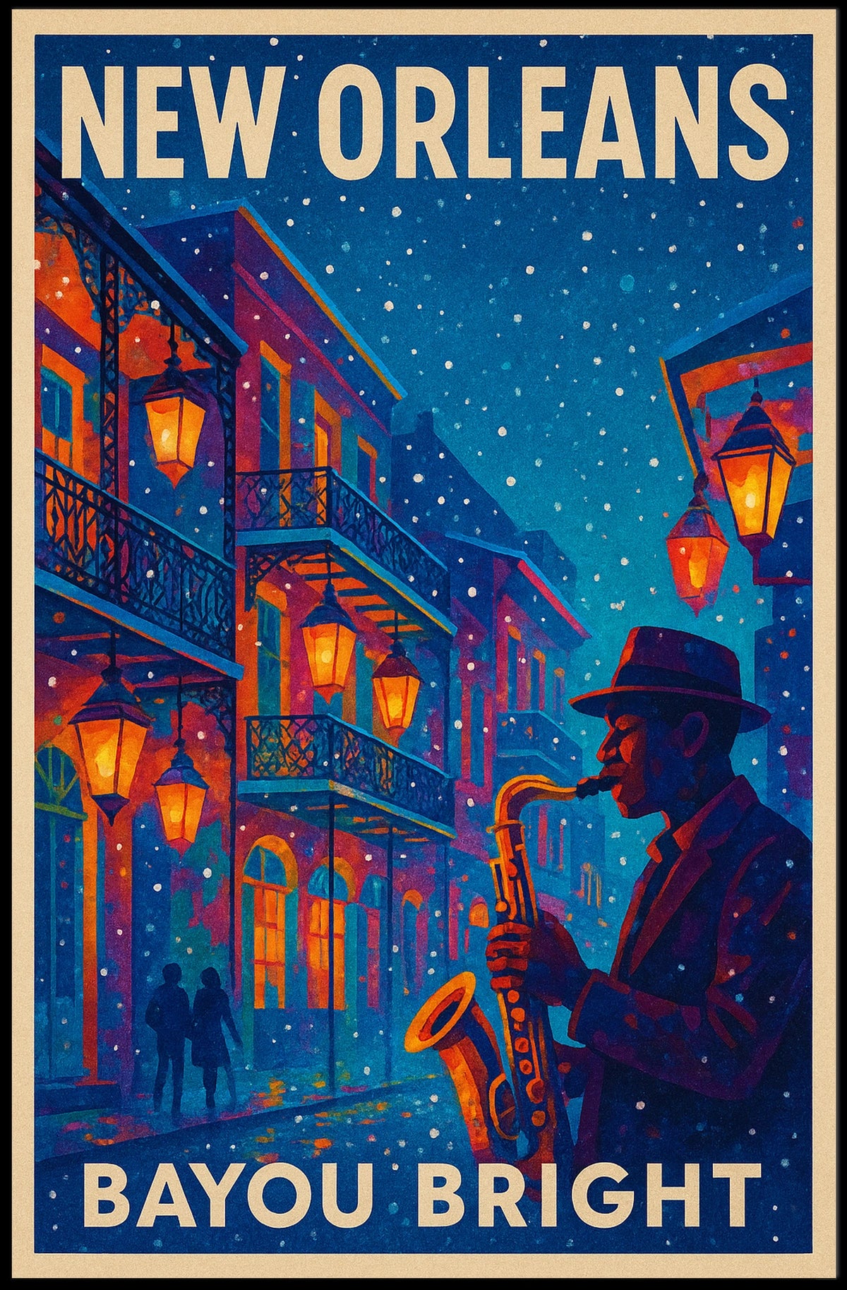 New Orleans Bayou Bright Poster