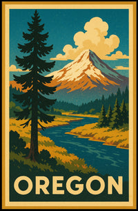 Oregon Scenic Poster