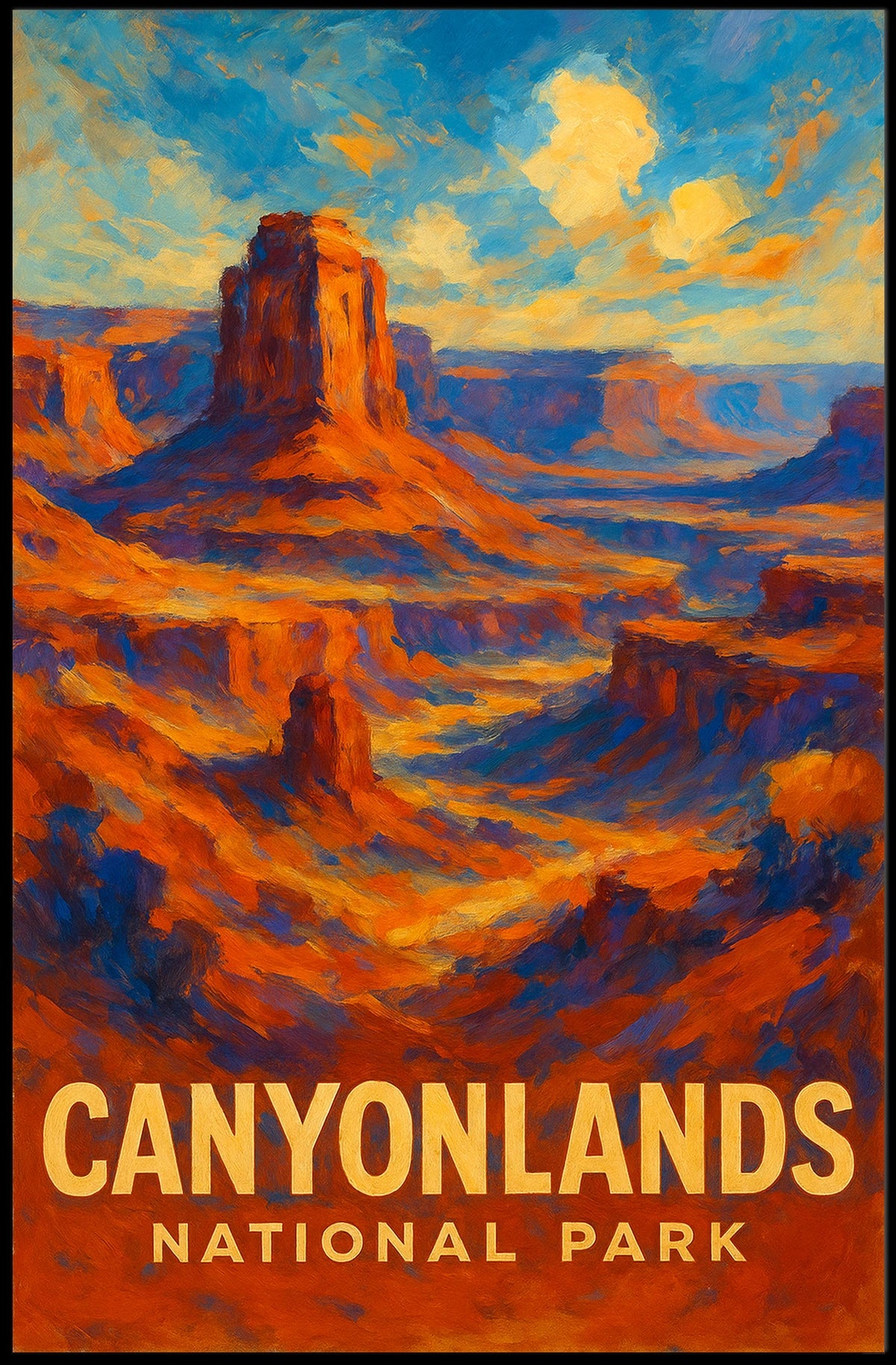 Canyonlands National Park Poster Wall Art Landscape