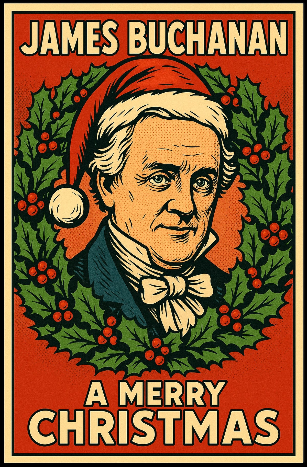 James Buchanan A Merry Christmas Poster
