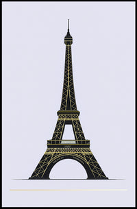 Eiffel Tower Elegance Poster PosterGoat