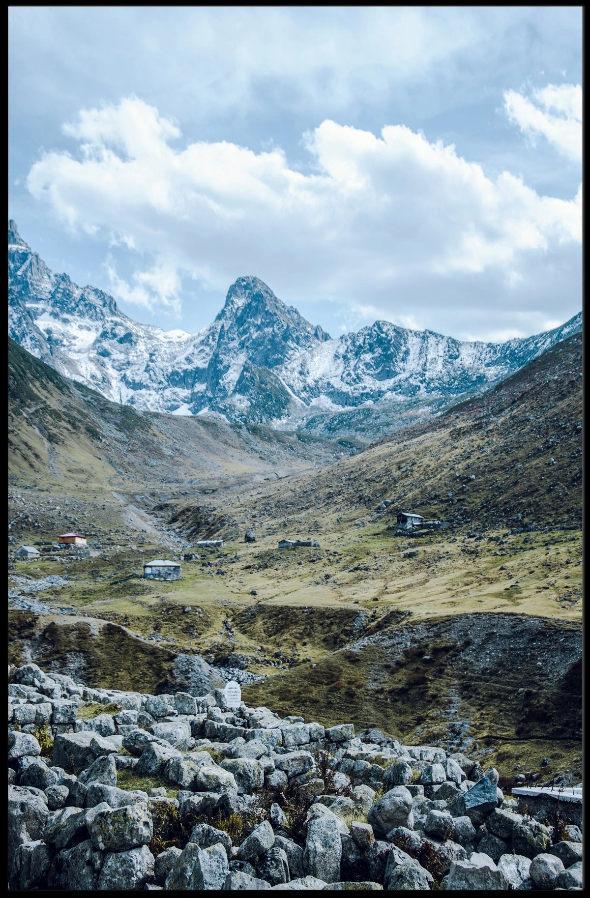 Majestic Mountain Landscape Poster