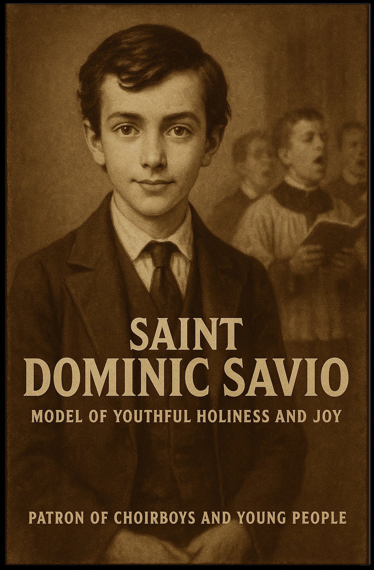 Saint Dominic Savio Model Of Youthful Poster