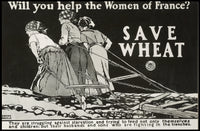 Women of France Vintage Patriotic Propaganda Poster PosterGoat