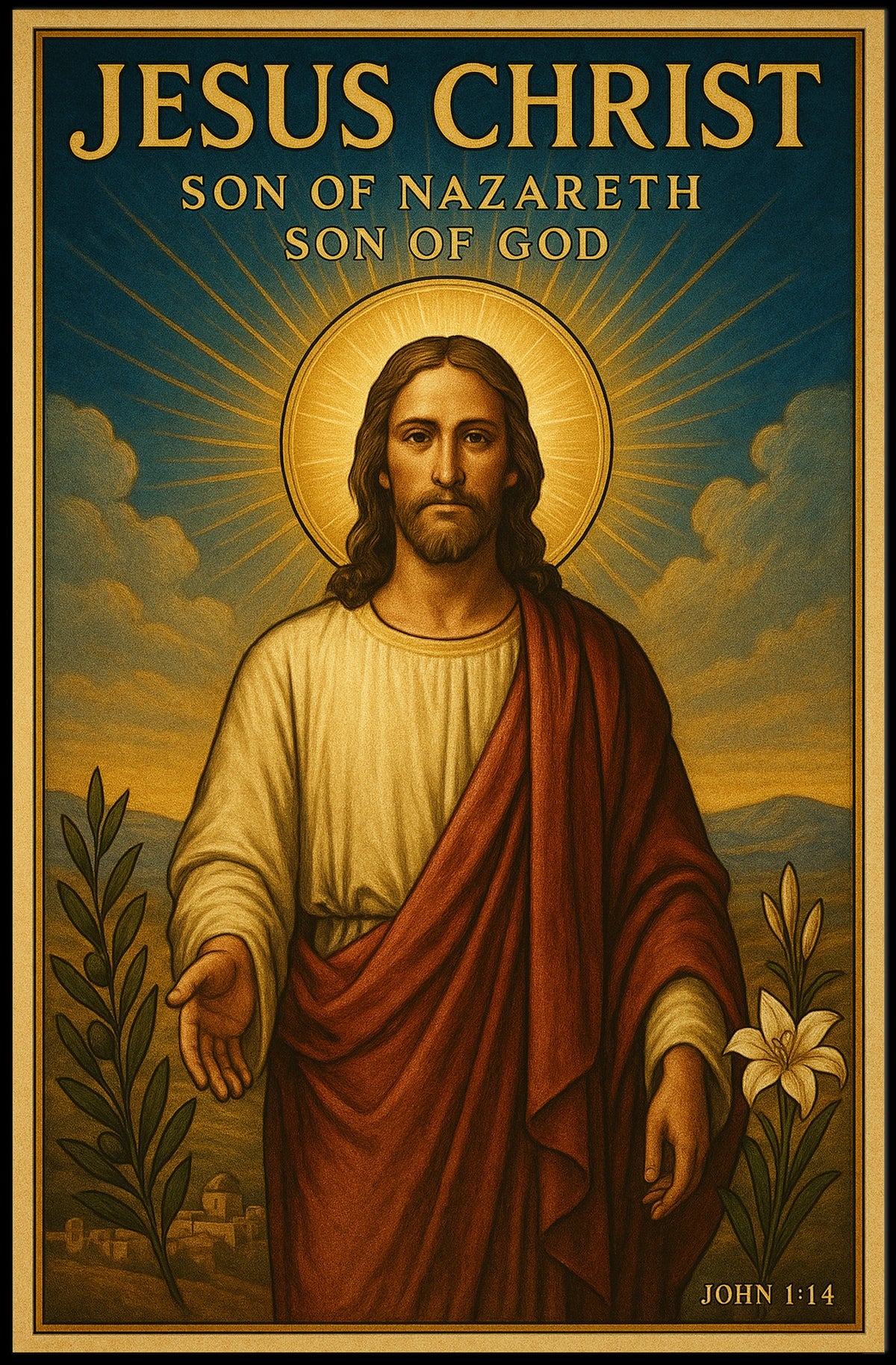 Jesus Christ Son Of Nazareth Poster