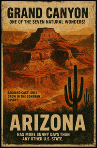 Grand Canyon Natural Wonder of Arizona Poster