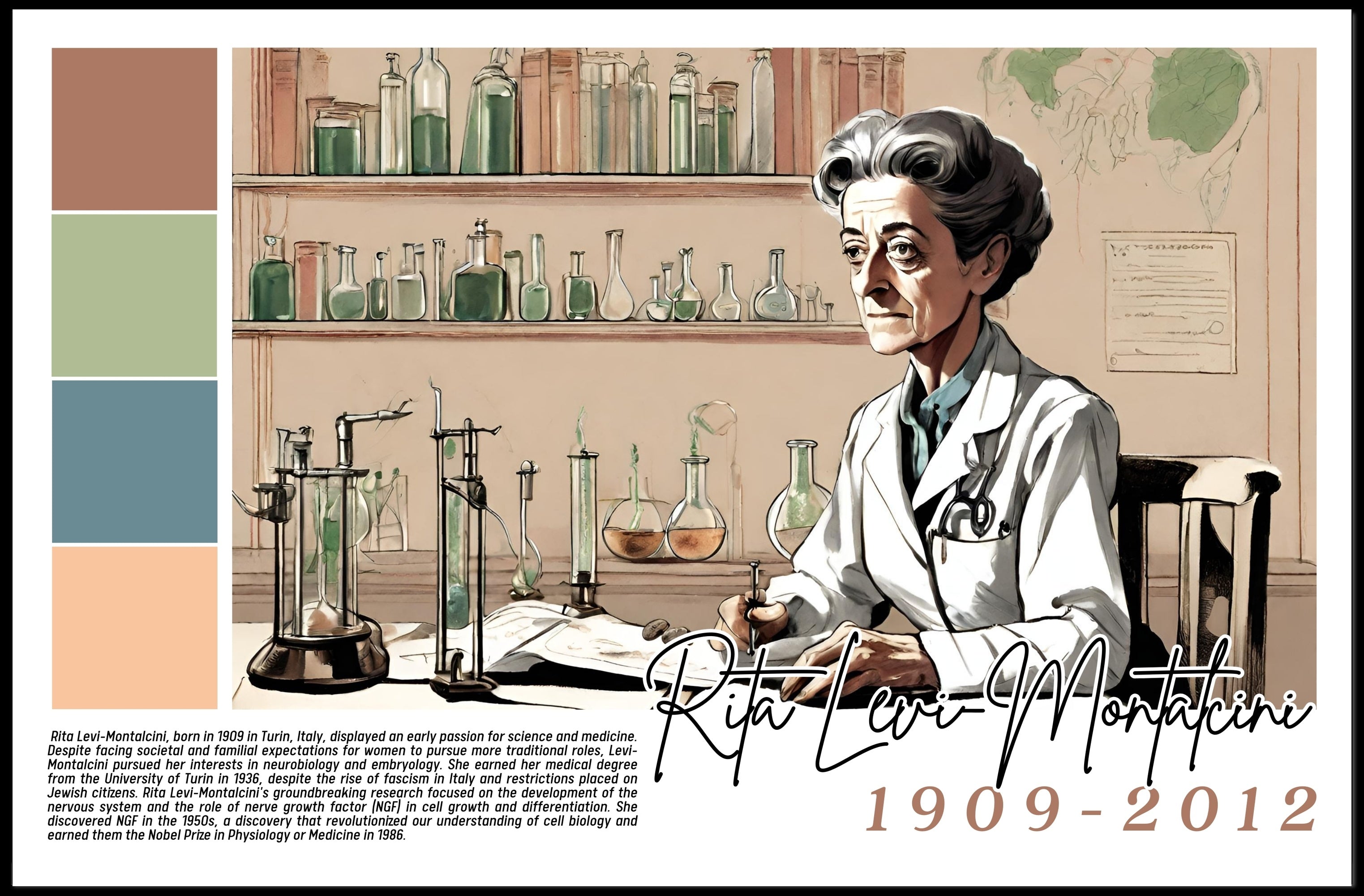 Tribute to Rita Levi-Montalcini Poster