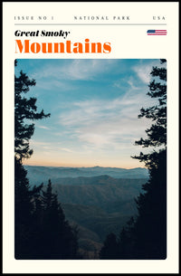 Great Smoky Mountains Scenic Poster Print