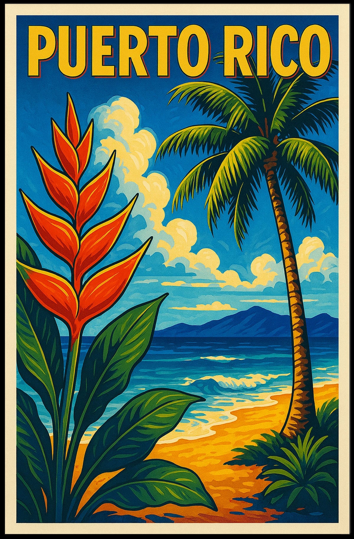 Puerto Rico Paradise Poster