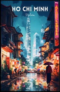 Ho Chi Minh Cityscape Poster